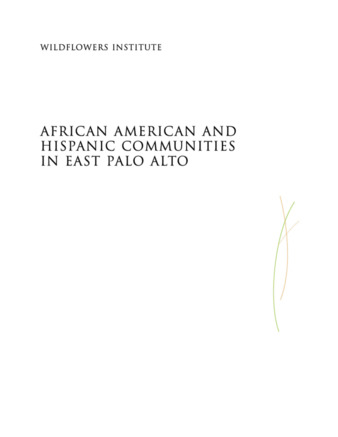 African American and Hispanic Communities in East Palo Alto