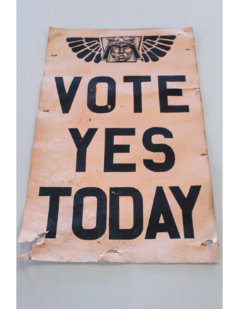 "Vote Yes Today" Incorporation Poster