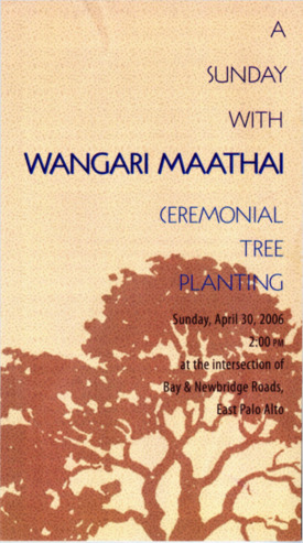 A Sunday with Wangari Maathai Ceremonial Tree Planting Program