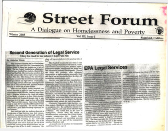 Second Generation of Legal Service - Street Forum