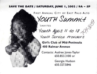 Save the Date for the First Annual City of East Palo Alto Youth Summit