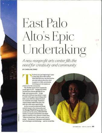 East Palo Alto's Epic Undertaking - Nob Hill Gazette