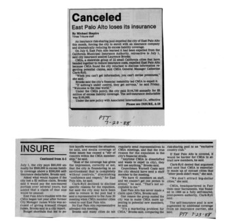 Canceled: East Palo Alto Loses its Insurance - Times Tribune