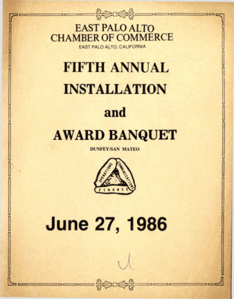 EPA Chamber of Commerce Fifth Annual Installation and Award Banquet Program