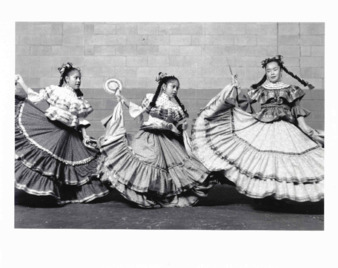 Photograph of Three Young Raices de Mexico Dancers