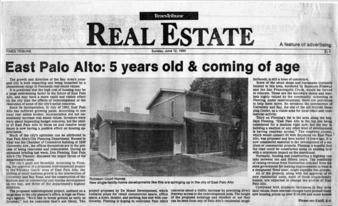 Incorporation of East Palo Alto Timeline Collection (1980 - 1994)
